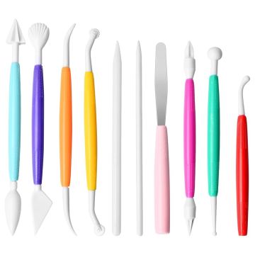10 Pieces Fondant Tools Set
