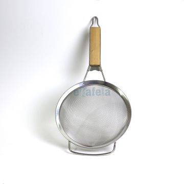 Stainless Steel Strainer with Wood Handle