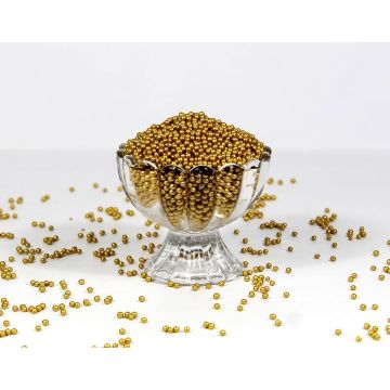 2mm Golden Sugar Ball/ Sprinkle