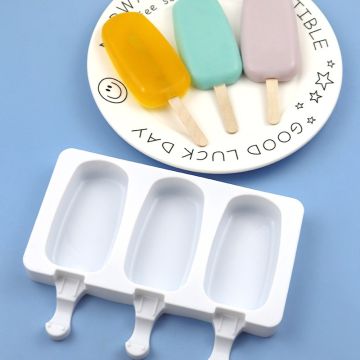 3 Hole Ice-cream Silicone Mold