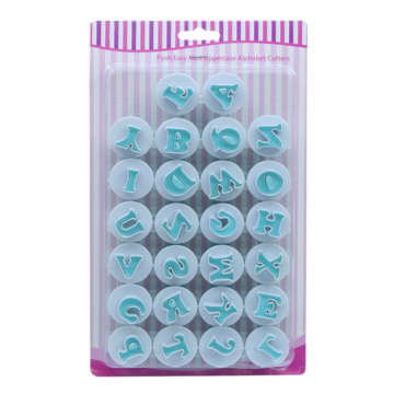 Alphabet Capital Letter Fondant Cutter Set