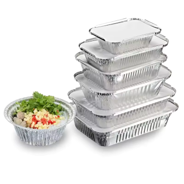 Aluminum Foil Box 450ml 10 Pcs