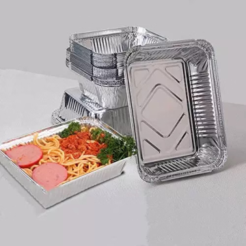 Aluminum Foil Box 660ml 10 Pcs