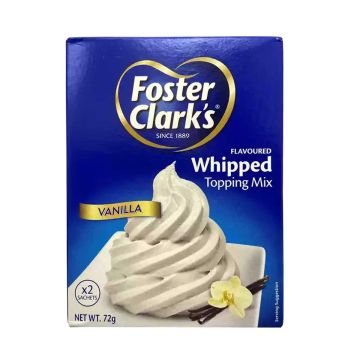 Foster Clark’s Flavoured Whipped Topping Mix Vanilla 72gm