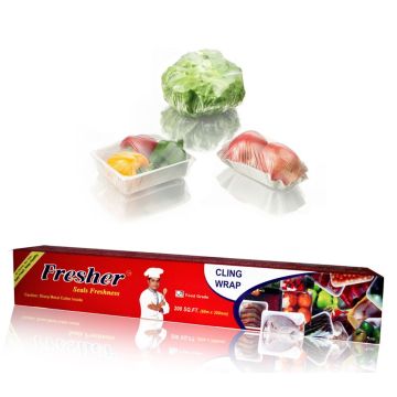 Fresher Plastic Stretch Cling Wrap Paper 60 Meter