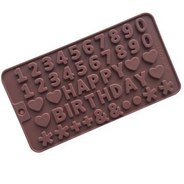 Happy Birthday Chocolate Mold