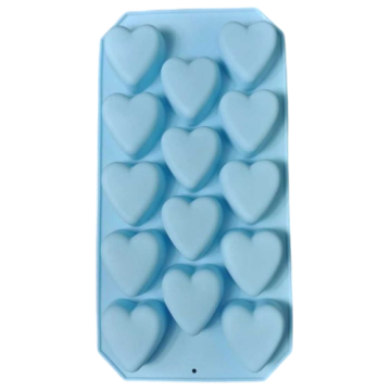 14 Cavities Love Shape Chocolate Mold