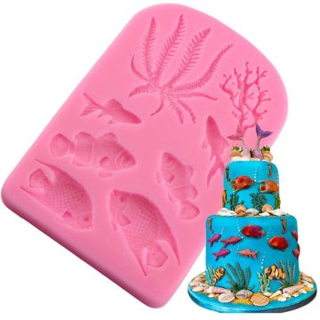 Marine Theme Silicone Chocolate Mold