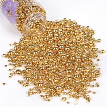 Mix Size Edible Golden Sugar Ball/ Sprinkle