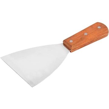 Stainless Steel Scraper With Wooden Handle