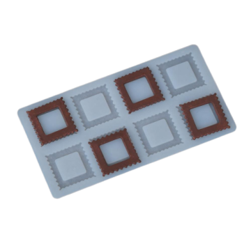 Square Shape Chocolate Topper