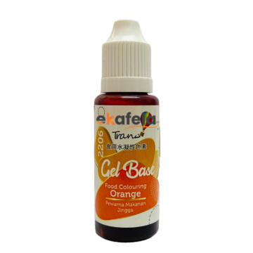 Trans Gel Base Food Colouring 25ml - Orange